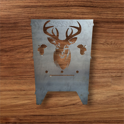 Feuerkorb Hirsch Motiv